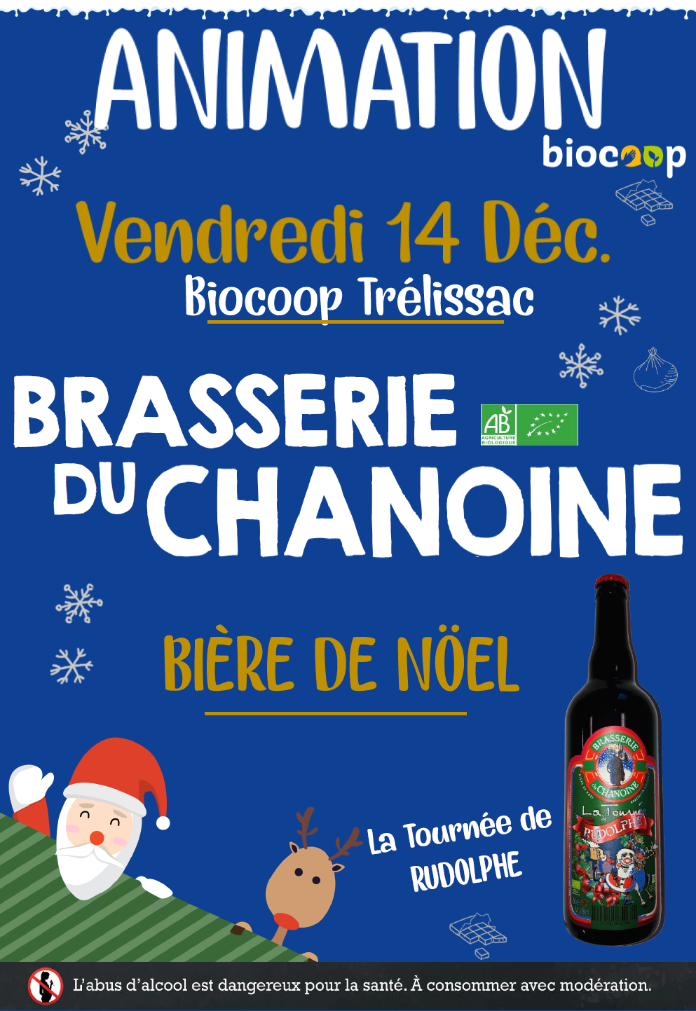 Dégustation de bière de Noël samedi 15 décembre